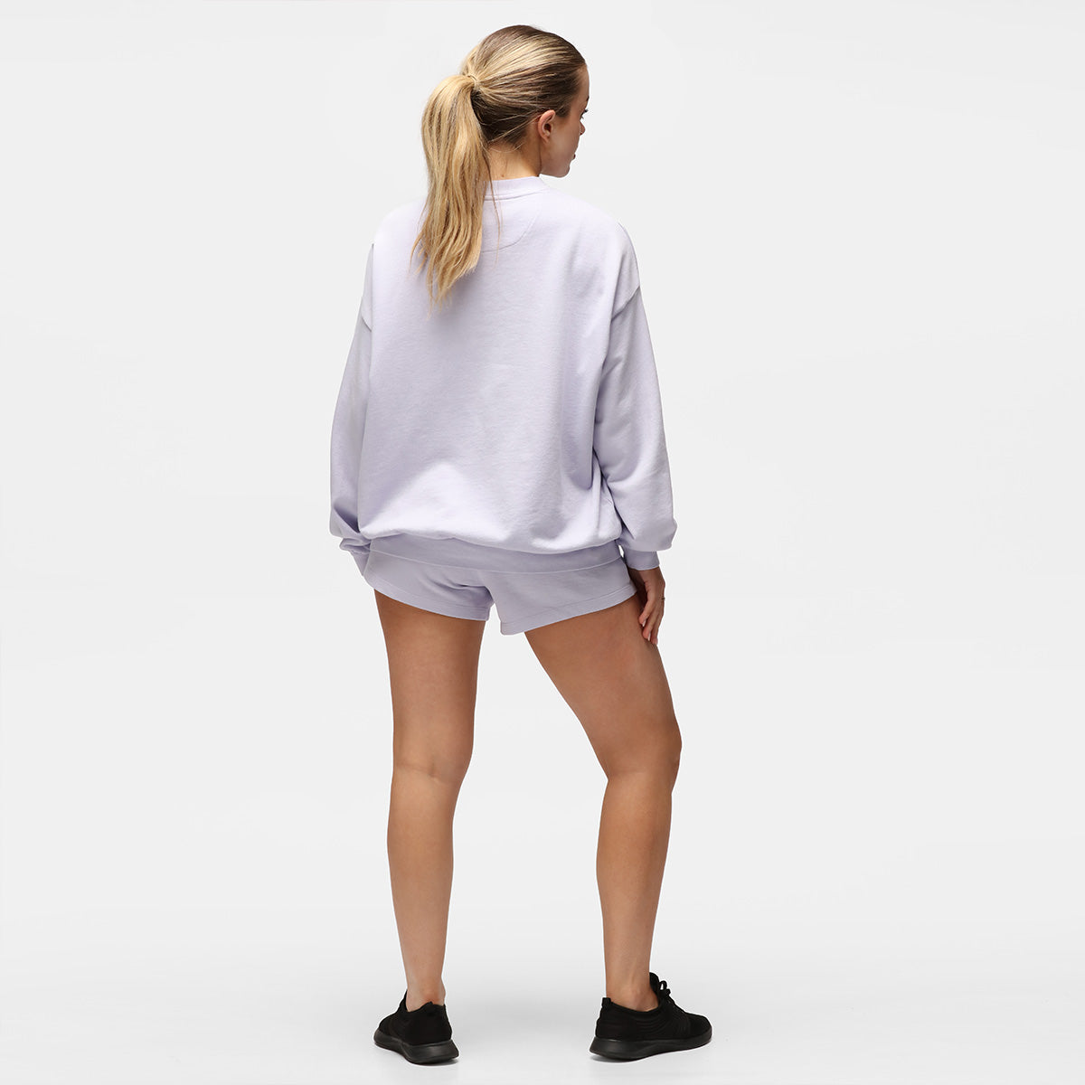 TKB Parma Violet Terry Oversized Sweatshirt