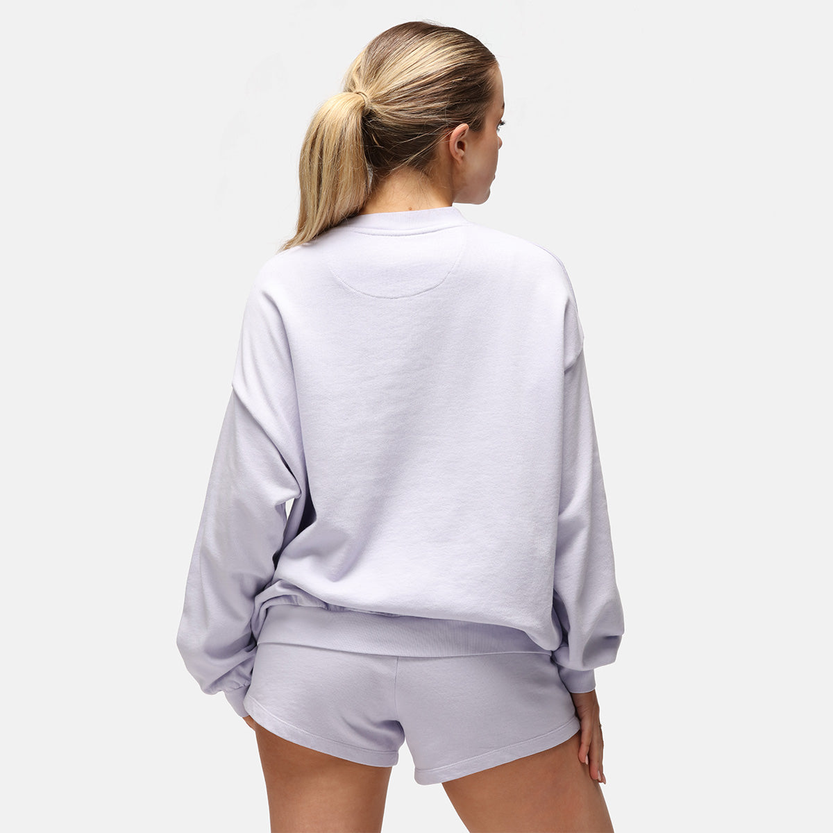 TKB Parma Violet Terry Oversized Sweatshirt