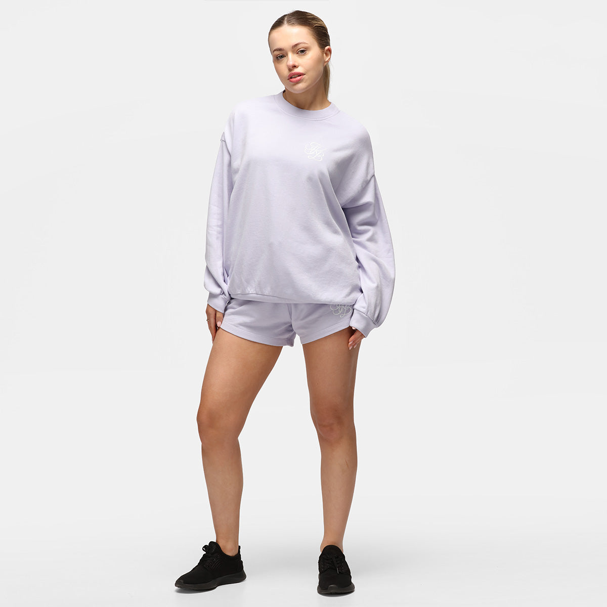 TKB Parma Violet Terry Oversized Sweatshirt