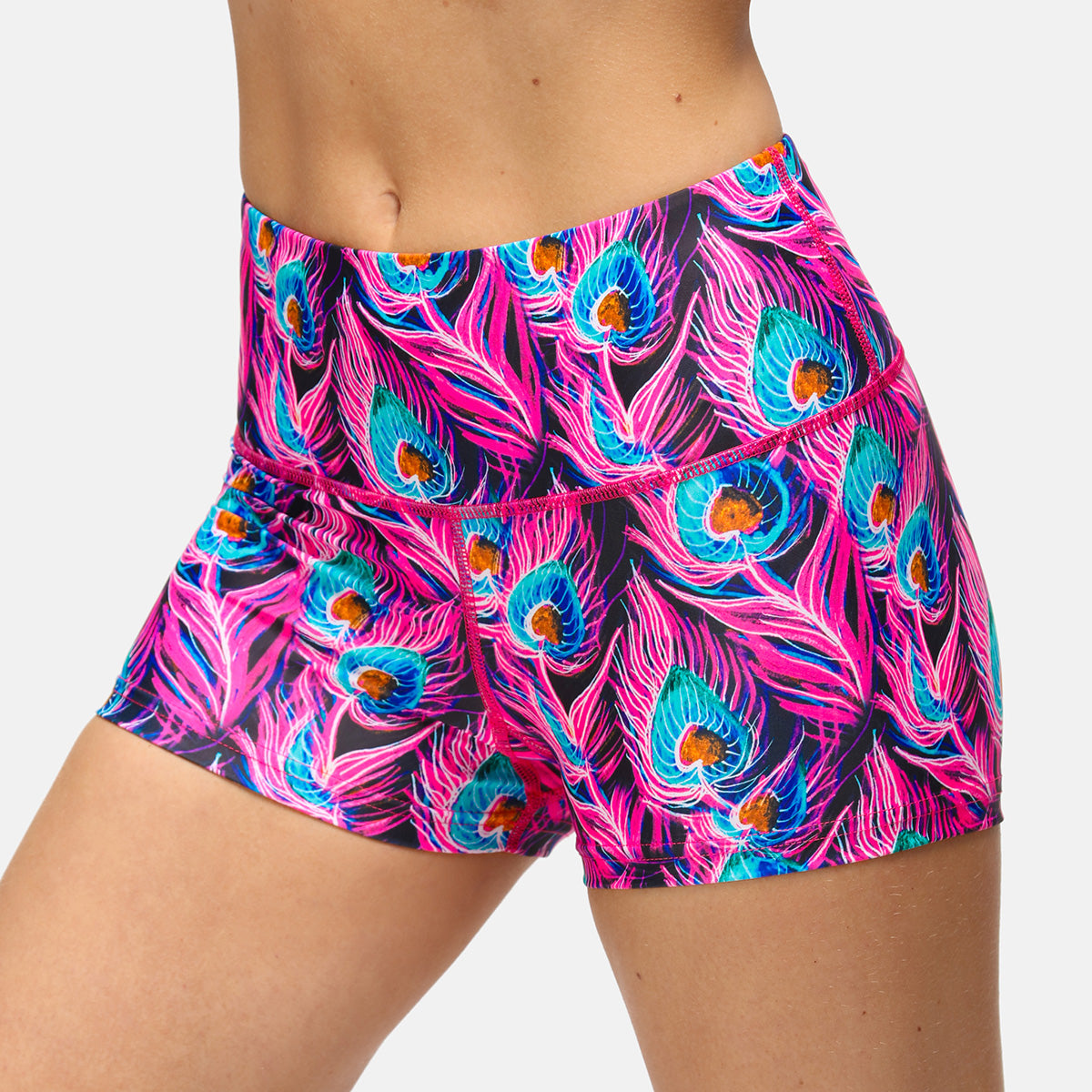 Flamboyant Feathers TikiBooty Shorts