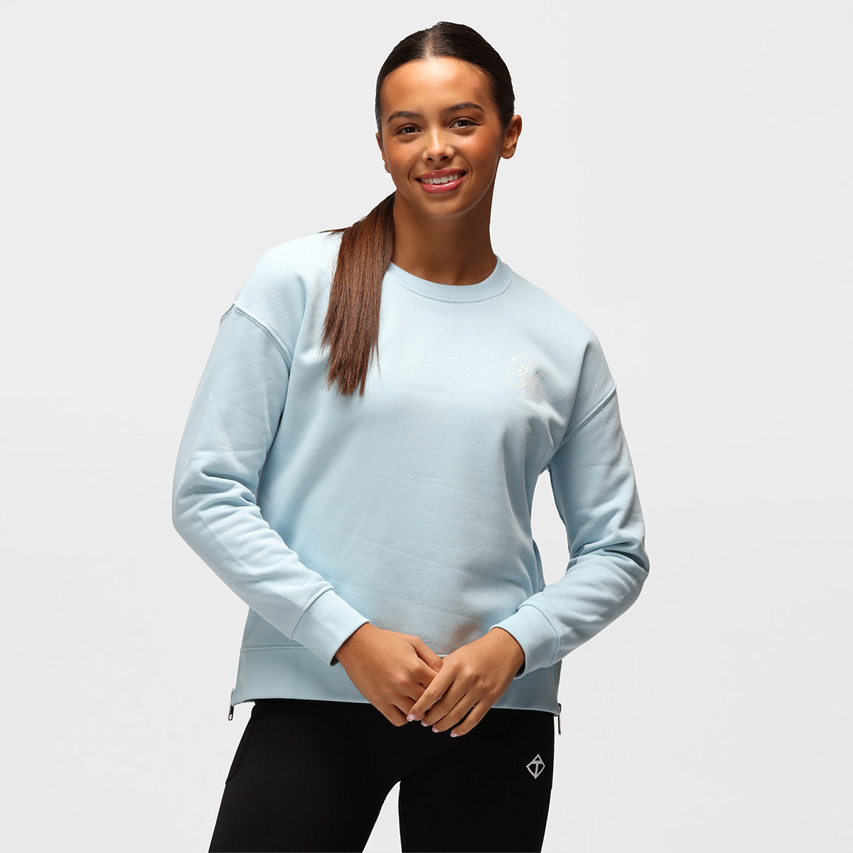 Pastel blue sweatshirt clearance