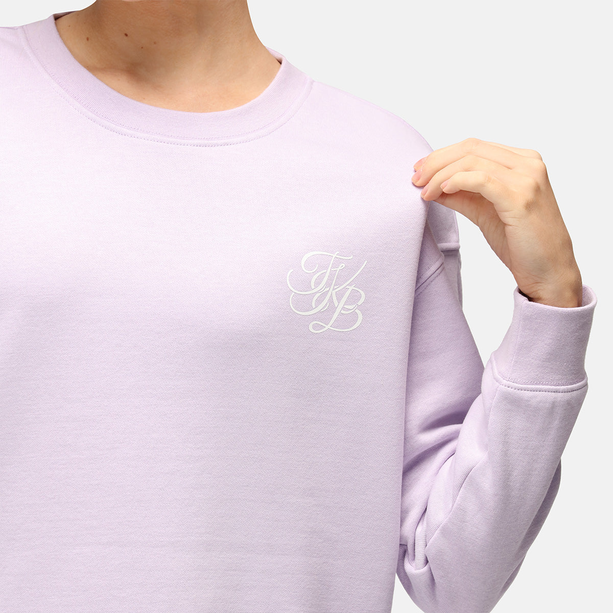 TKB Lilac Pastel Zip Sweatshirt