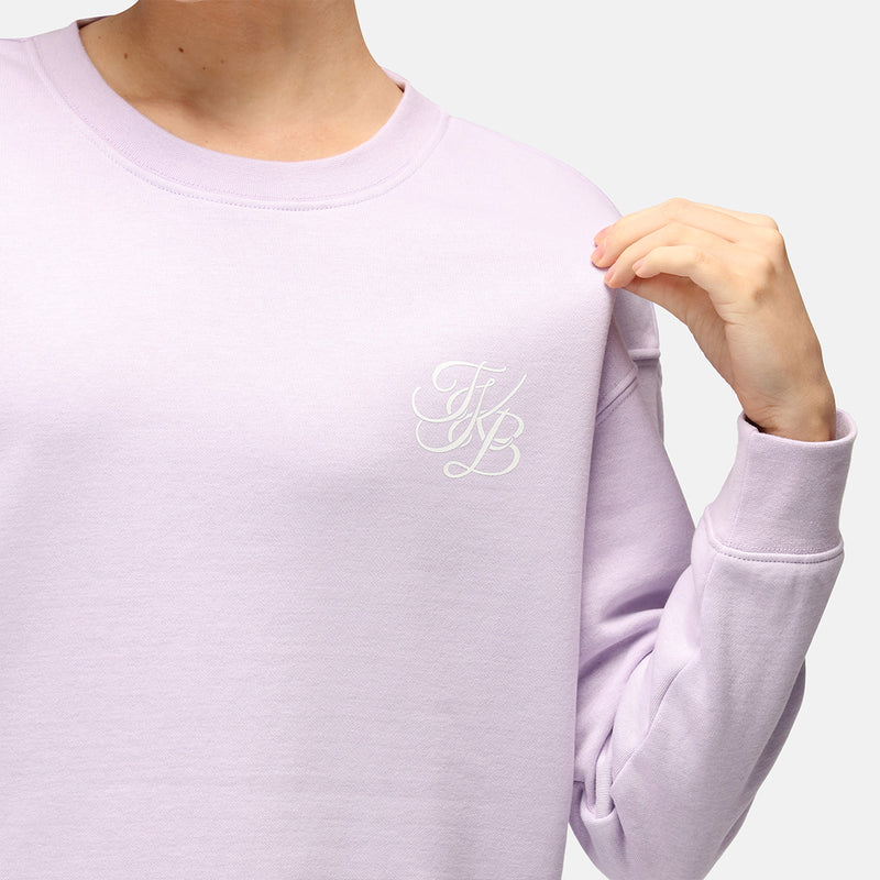 TKB Lilac Pastel Zip Sweatshirt