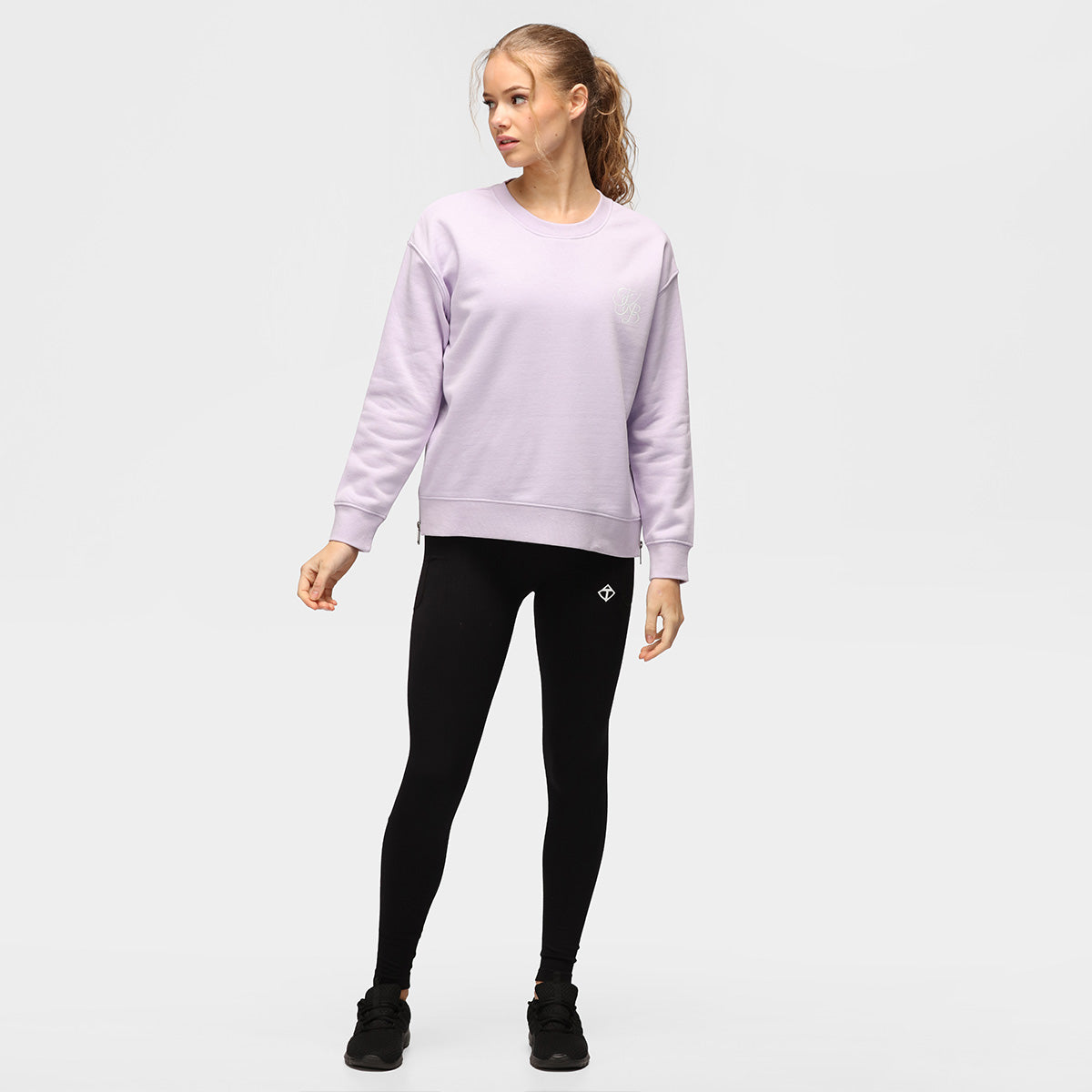 TKB Lilac Pastel Zip Sweatshirt