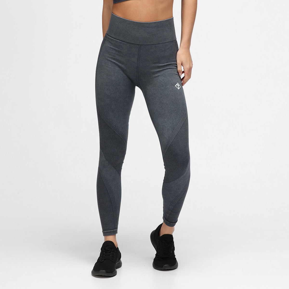 Black Denim Seamless Leggings