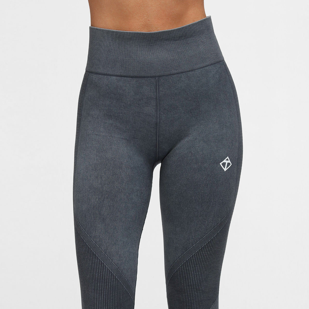 Black Denim Seamless Leggings