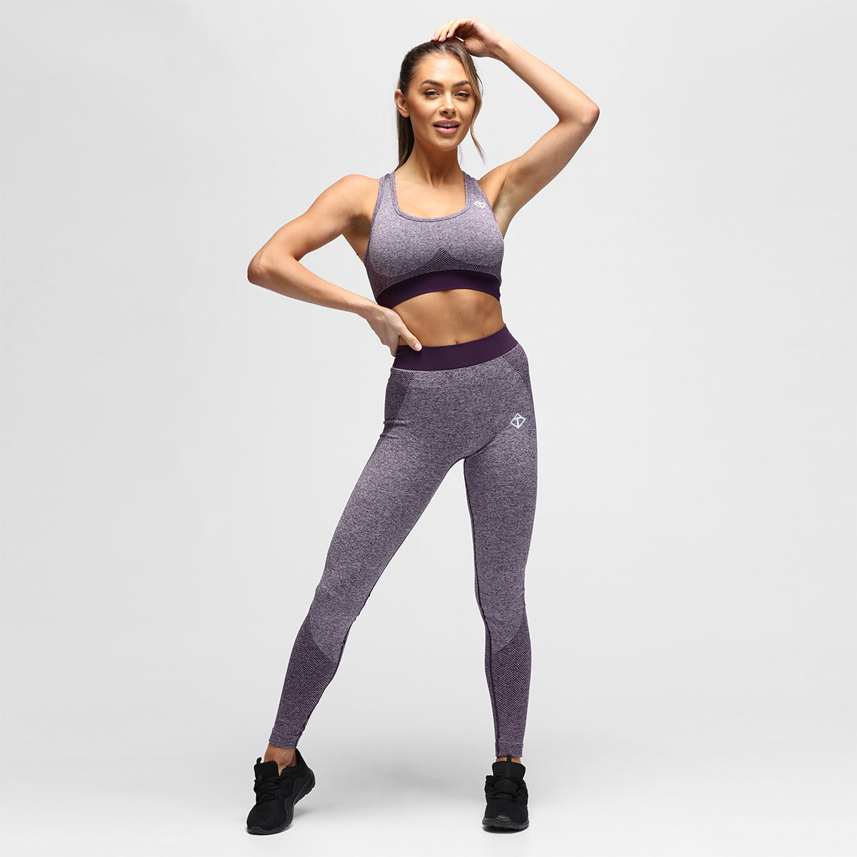 Purple Seamless Leggings