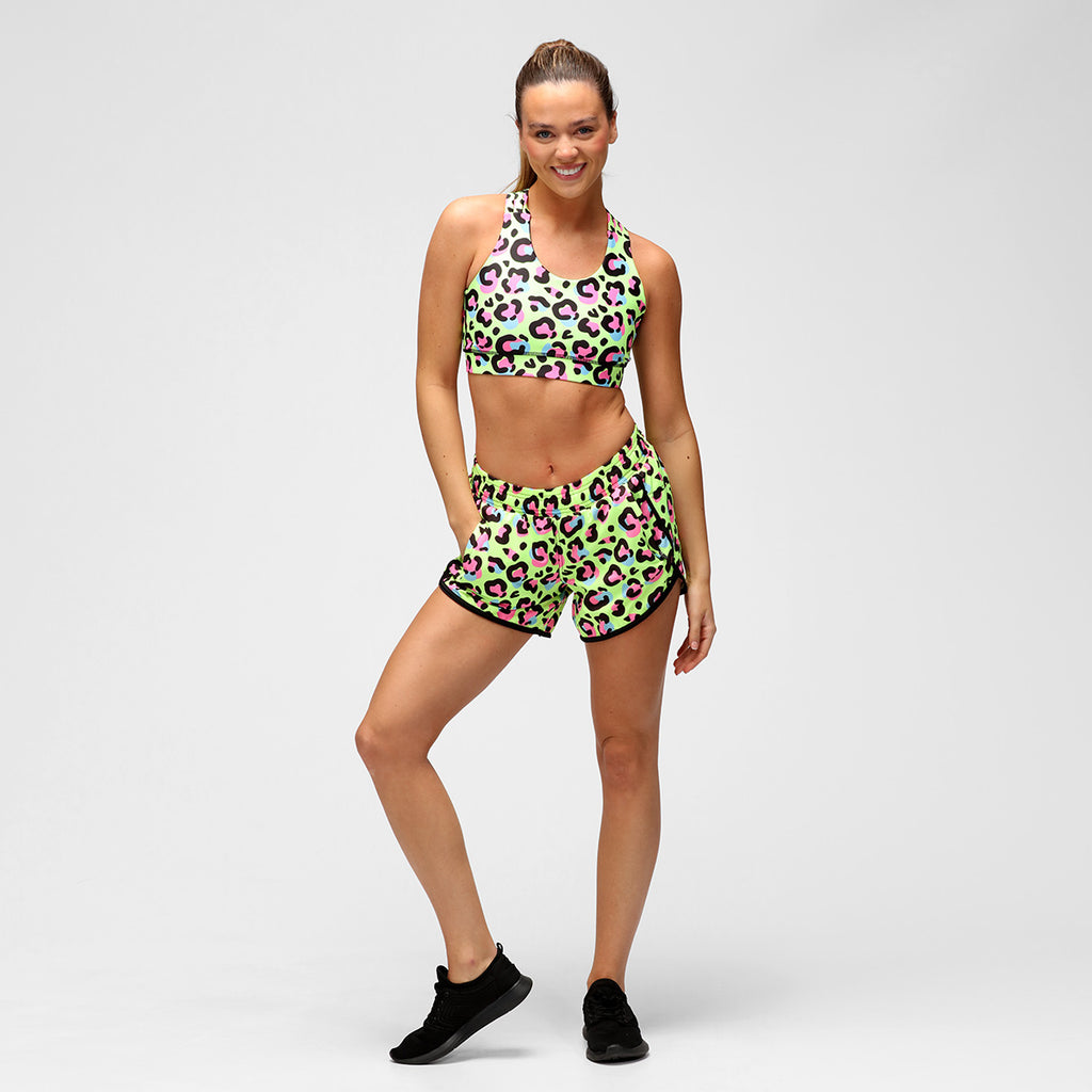 Tikiboo Glamour Puss Loose Fit Workout Shorts